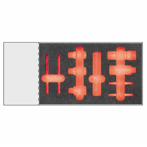 USAG 519 M 272DSV  Modulo in spugna bicolore vuoto LxPxH mm 311x188x45              