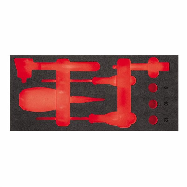 USAG 519 M 098HYB8V  Modulo in spugna bicolore vuoto LxPxH mm 415x188x45              