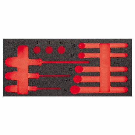 USAG 519 M 098HYB11V  Modulo in spugna bicolore vuoto LxPxH mm 415x188x45              