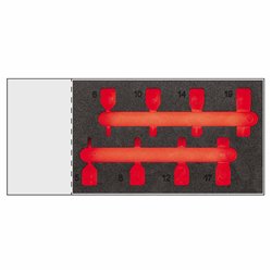 USAG 519 M 234MNC8V  Modulo in spugna bicolore vuoto LxPxH mm 311x188x45              