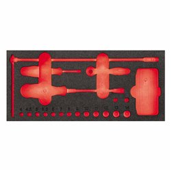 USAG 519 M 273V  Modulo in spugna bicolore vuoto LxPxH mm 415x188x45              