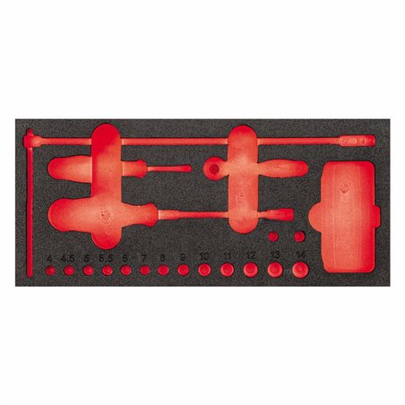 USAG 519 M 273V  Modulo in spugna bicolore vuoto LxPxH mm 415x188x45              