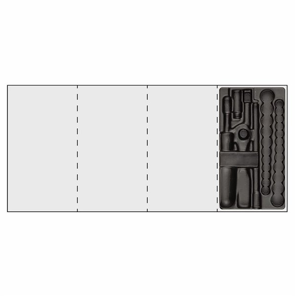 USAG 519/606AEPOLV  Modulo in termoformato vuoto LxPxH mm 104x188x45              