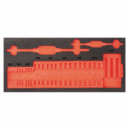 USAG 519 M 618MF2V  Modulo in spugna bicolore vuoto LxPxH mm 415x188x45              