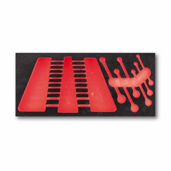 USAG 519 M 285J16V  Modulo in spugna bicolore vuoto LxPxH mm 415x188x45              