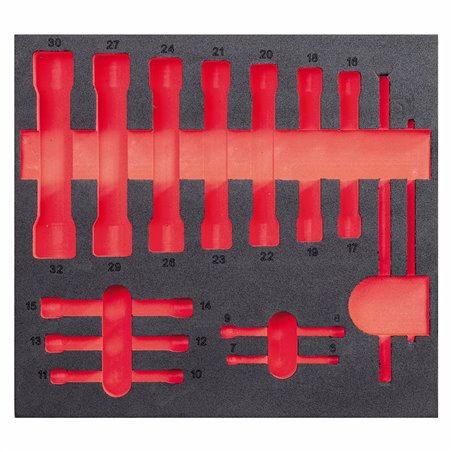 USAG 519 M 290E14V  Modulo in spugna bicolore vuoto LxPxH mm 415x376x45              