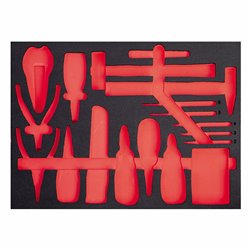 USAG 519 M 150V  Modulo in spugna bicolore vuoto LxPxH mm 565x415x45              