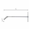 USAG 278 NL  Chiavi a T snodate per candele lunghe Bocca esagonale mm 20,8 a mm 27,5 L mm 564          