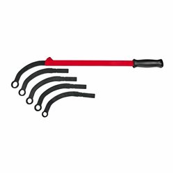 USAG 435 E/S5  Serie di 5 chiavi poligonali per dadi tendicinghia Esagono di manovra mm 13-15-16-17-19              