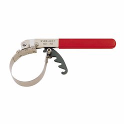 USAG 443 F  Chiave a fascia metallica per filtri olio Capacità Ø mm 80÷110 L max mm 235            