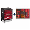 USAG 516 ST5HYA-S  Carrello START con assortimento 495 098 HYB per MESSA IN SICUREZZA e MANUTENZIONE CELLE BATTERIE (20 pezzi)  