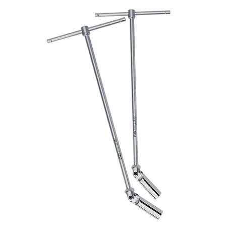 USAG 278 NL/SE2  Serie di 2 chiavi a T snodate per candele lunghe                