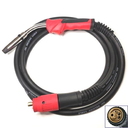 Torcia per saldatura filo continuo Tms 36 mig mag completa mt.4