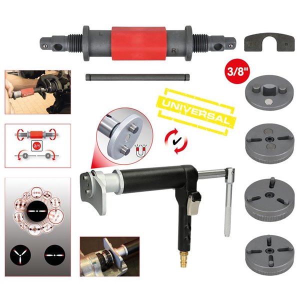 KS Tools Universal Brake Piston Reset Tool 8pcs