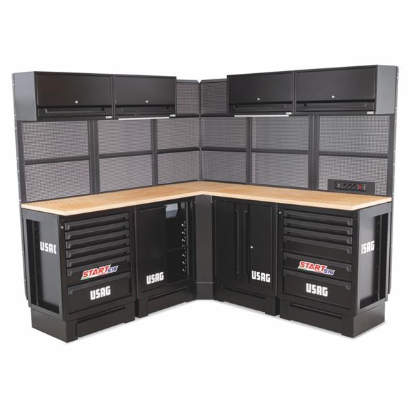 Usag 516 SA/CBL ARREDAMENTO PER OFFICINA - PIANALE IN LEGNO