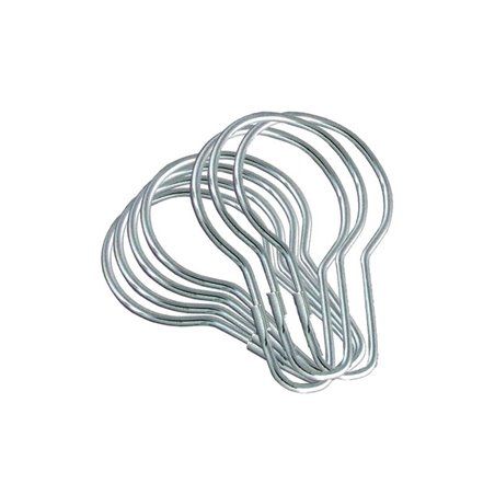 Pack of 7 Lansec 47mm Diameter Welding Curtain Rings