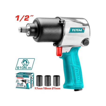 Pneumatic Impact Wrench, 1/2" Drive