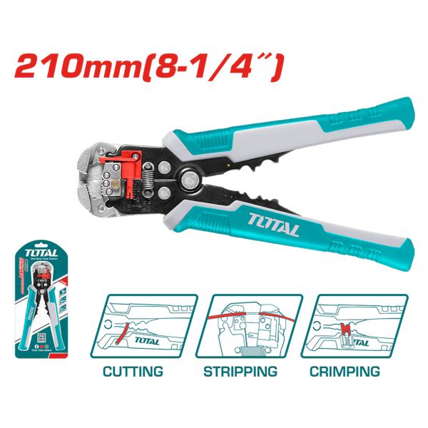 Automatic triple function wire stripper