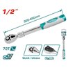 Chiave a cricchetto estensibile 1/2”  Total 320-450 mm