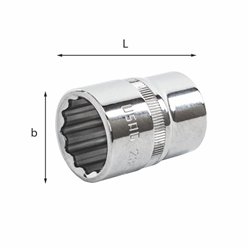 Usag 235 1/2 Pn 21/32 Bihexagonal Socket