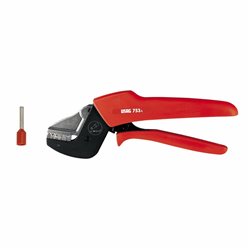 USAG 753 A  Pinza per terminali a puntale L mm 228 mm² 0,5÷1-1,5-2,5-4-6            