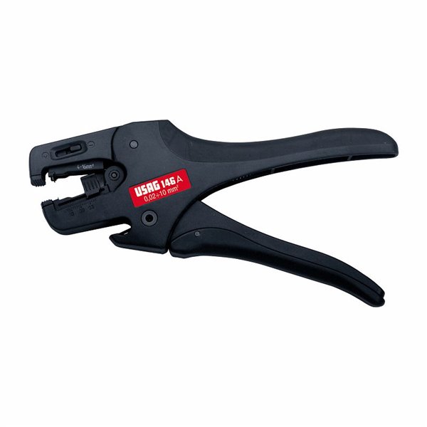 USAG 146 A  Pinza spellafili automatica diritta mm² 0,02÷10 max mm 15 L mm 191          