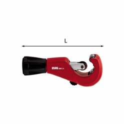 USAG 314 DA  Tagliatubi per tubi in rame e lega leggera Ø mm 3-35 Ø " 1/8-1.3/8 L mm 161 H mm 65 Peso gr 340      