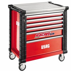 Usag 519 Rs6/4V  Roller Cabinet Red Empty
