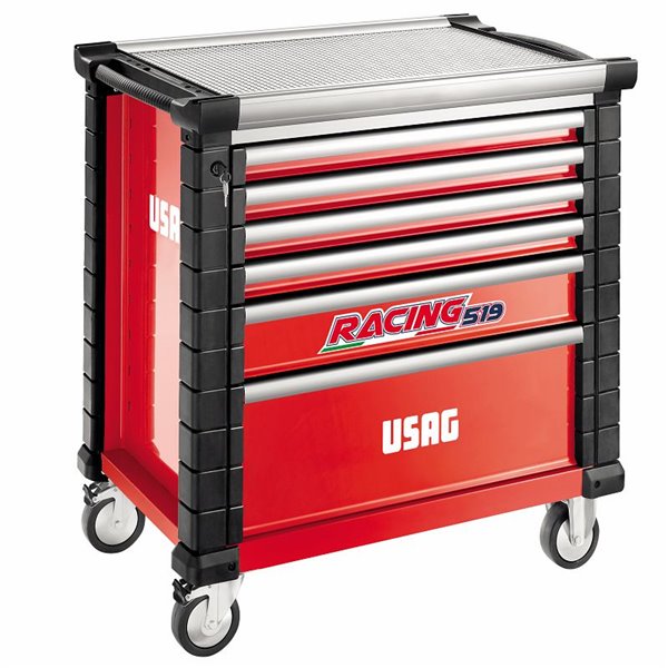 Usag 519 Rs6/4V  Roller Cabinet Red Empty
