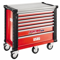 USAG 519 RS7/5V  Carrello RACING - 7 cassetti (vuoto) LxPxH mm 1194x575x1035 Peso kg 106            