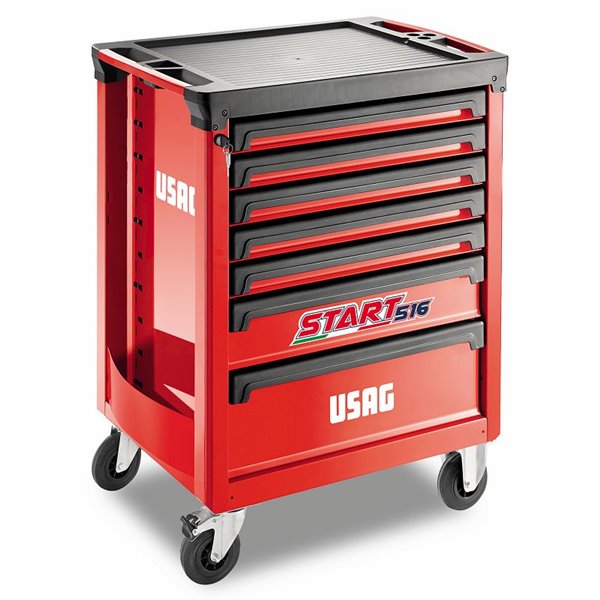 Usag 516 St7V  Roller Cabinet Red Empty