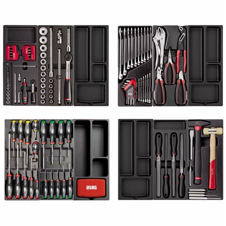 USAG 495 PM  Assortimento MANUTENZIONE (157 pz) - 4 cassetti                