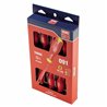 USAG 091 SH8  Serie di 8 giraviti per viti con intaglio, per viti con impronta a croce PHILLIPS® e per viti con impronta a croce