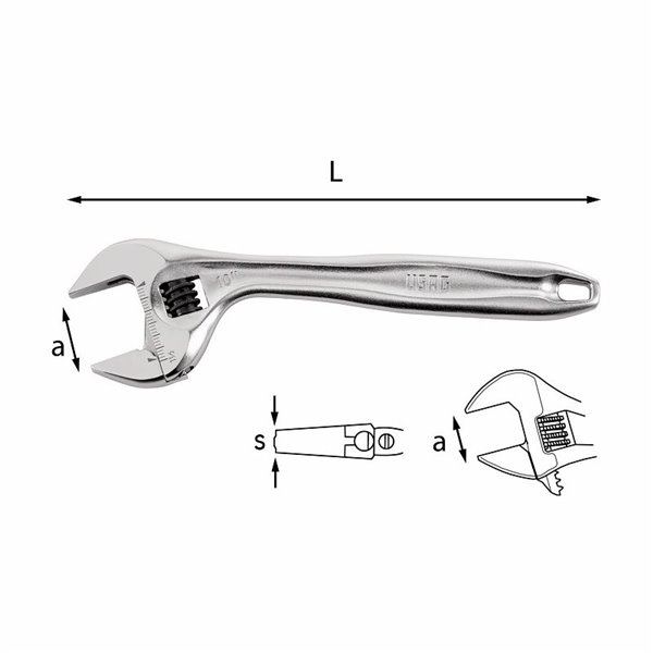 Usag 294 Ad_200  Adjust. Wrench         -E-