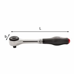 Usag 237 1/2 Ak_260  Twist Handle Ratchet