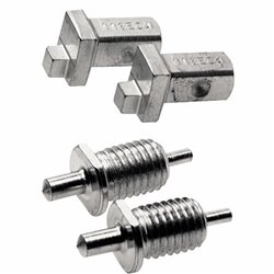 USAG 282 S10  Assortimento in cassetta di ABS con chiavi a compasso per ghiere a nasello tondo e quadro (10 pz) LxPxH mm 330x215