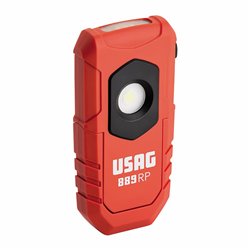 USAG 889 RP  Lampada a LED ricaricabile compatta LxPxH mm 131x31x62 Peso gr 140            