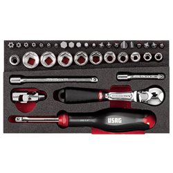 USAG 519 M 608AEB  Modulo in spugna bicolore assortito (37 pz) LxPxH mm 188x104x45 Peso gr 500            