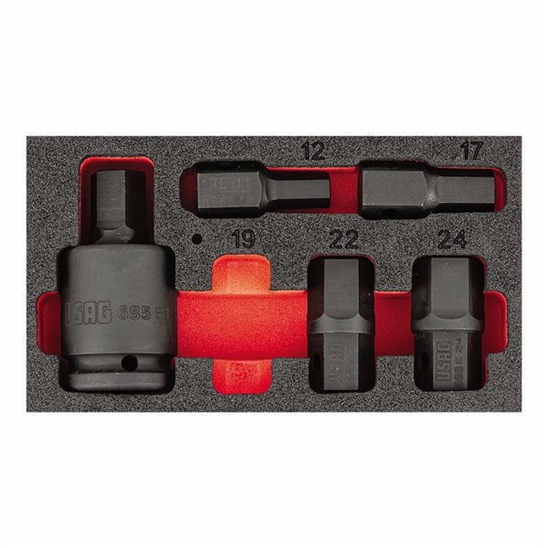 USAG 519 M 688ED6  Modulo in spugna bicolore assortito (6 pz) LxPxH mm 104x188x45              