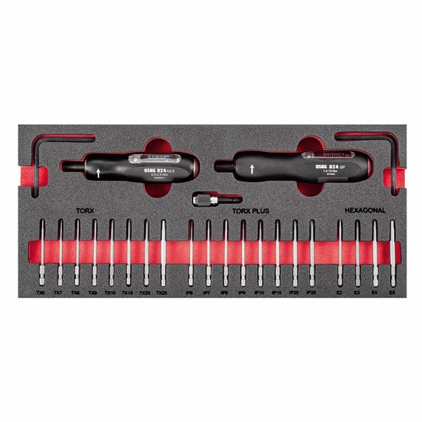 USAG 519 M 824SK23  Modulo in spugna bicolore assortito (23 pz) LxPxH mm 415x188x45 Peso kg 1,1            