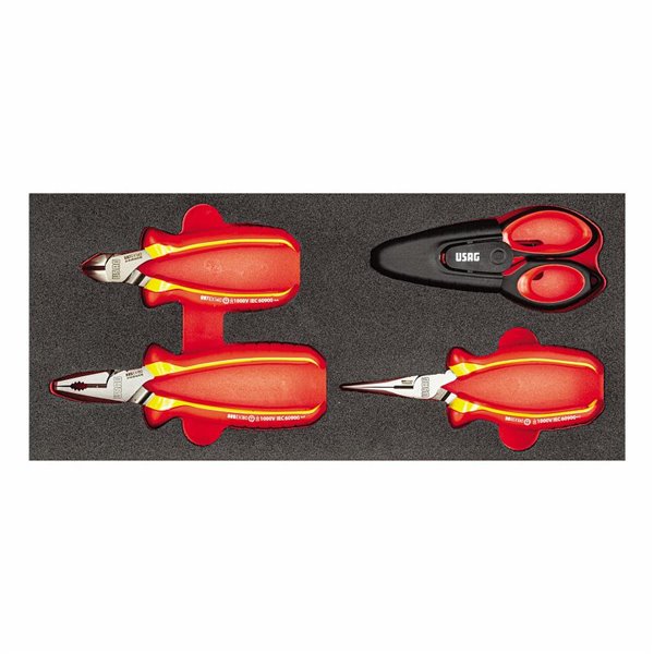 USAG 519 M 085EX1  Modulo in spugna bicolore assortito (4 pz) LxPxH mm 415x188x45              