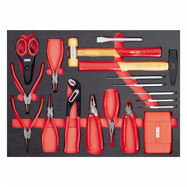 USAG 519 M 150  Modulo in spugna bicolore assortito (49 pz) LxPxH mm 415x565x45 Peso kg 4,6            