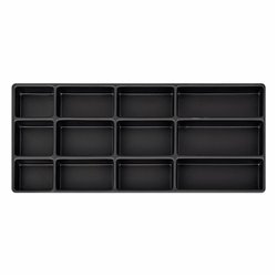 USAG 519 SKV6  Vaschetta portaminuteria (12 scomparti) LxPxH mm 415x188x45 Peso gr 100            