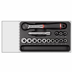 USAG 519/604CA  Modulo in termoformato assortito (15 pz) LxPxH mm 311x188x45 Peso kg 1,6            