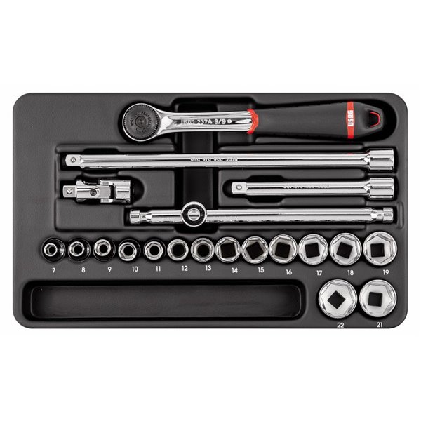 USAG 519/605BEA  Modulo in termoformato assortito (20 pz) LxPxH mm 311x188x45 Peso kg 1,6            