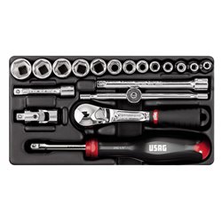 USAG 519/606AEB  Modulo in termoformato assortito (19 pz) LxPxH mm 104x188x45 Peso gr 500            