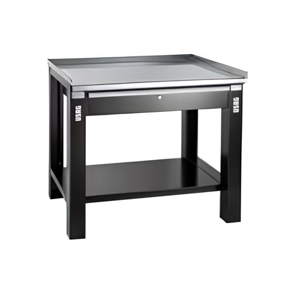 Usag 506 TAC 1000 banchi da lavoro con piano in acciaio – 1 o 2 cassetti