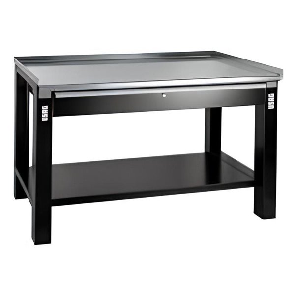 Usag 506 TAC 1500 banchi da lavoro con piano in acciaio – 1 o 2 cassetti