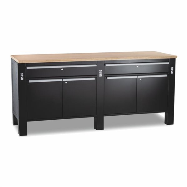Usag 506 Kl Workstation Wood Top