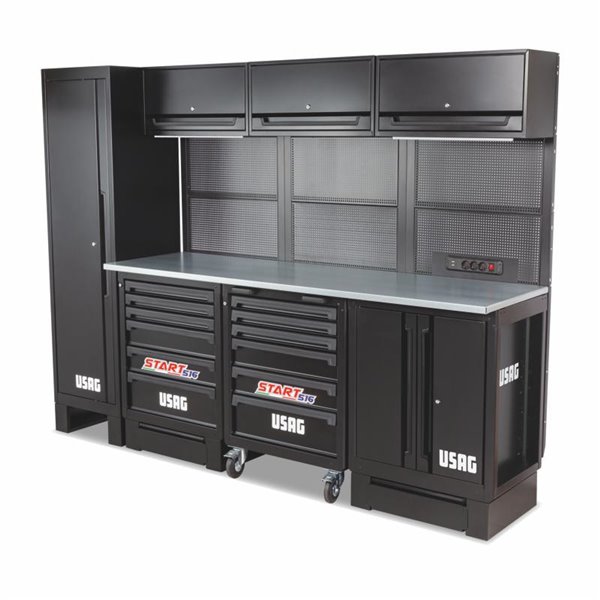 Usag 516 SA/STA arredamento per officina postazione standard - pianale in acciaio
